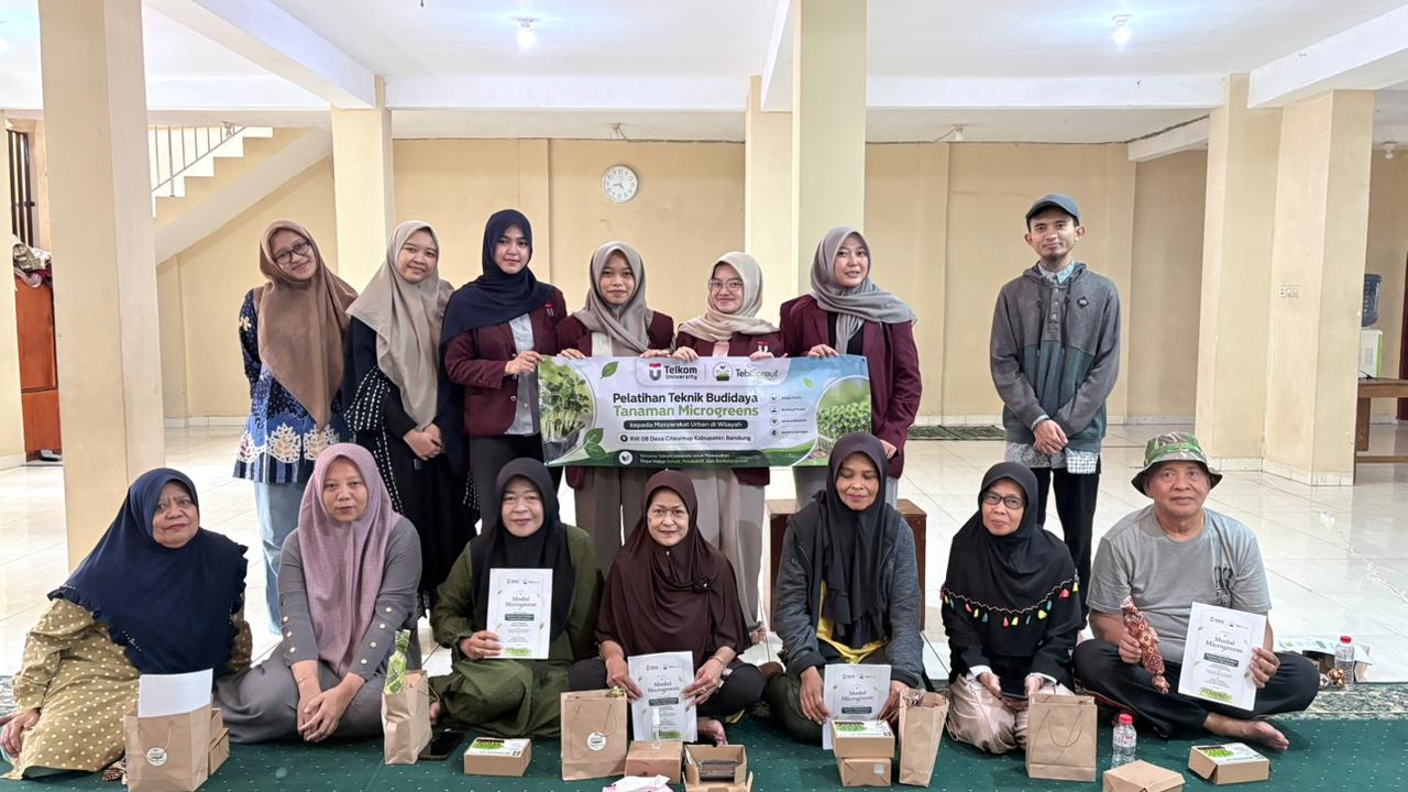 PENGABDIAN MASYARAKAT: PELATIHAN TEKNIK BUDIDAYA TANAMAN MICROGREEN OLEH DOSEN TEKNIK BIOMEDIS